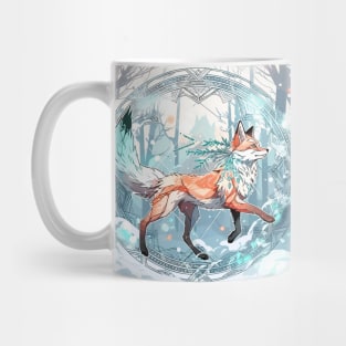 Fox in Winter Wonderland Mug